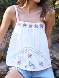 Heritage Tank - White Rose-view 1