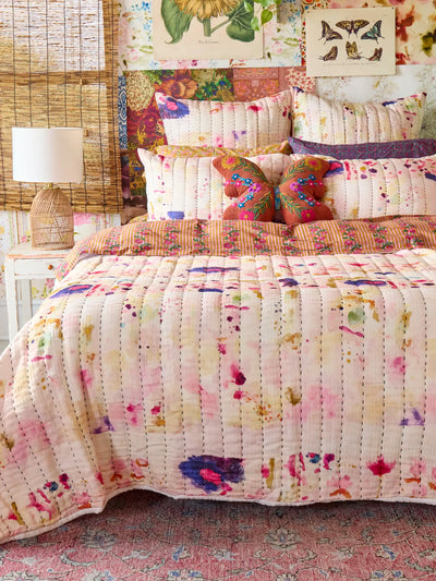 Gauze Quilt - Light Pink-view 1