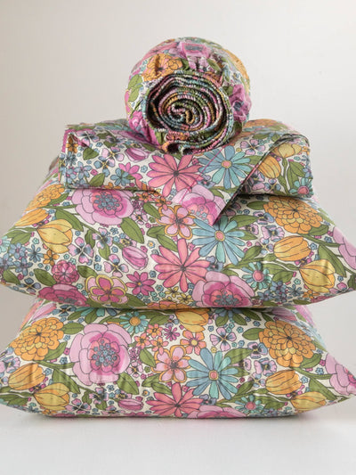 Sooo Soft Cotton Sheet Set - Drawn Garden Multi-view 1